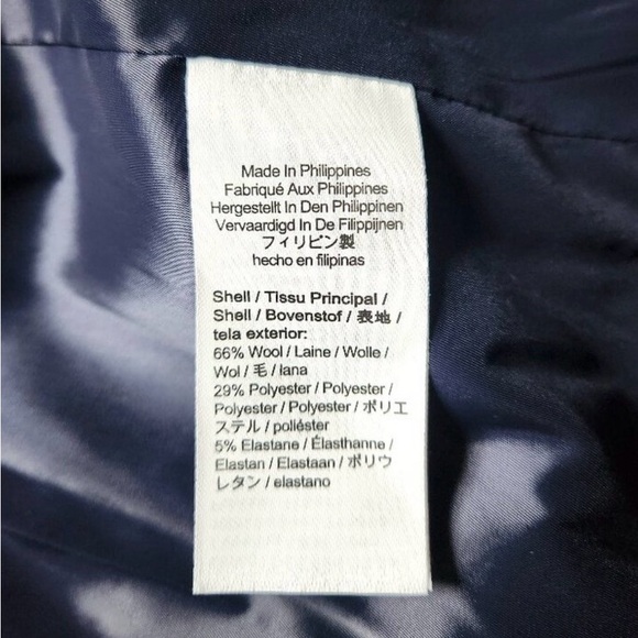 J. Crew Women's Black Plaid Blazer with Red & Blue Accents - Picture 3 of 3